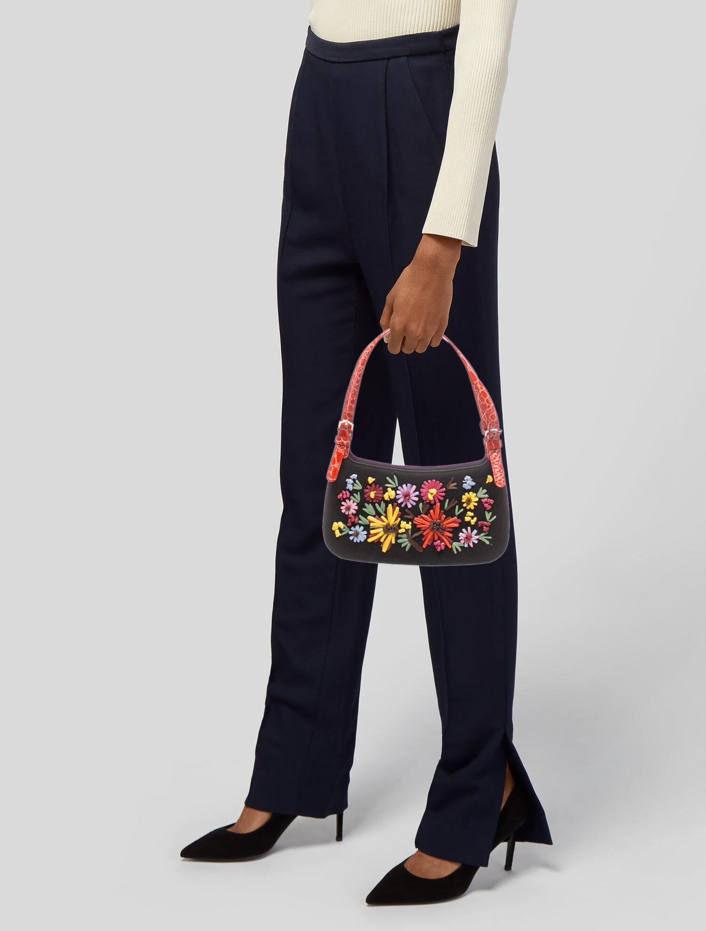 Moschino Canvas Shoulder Bag