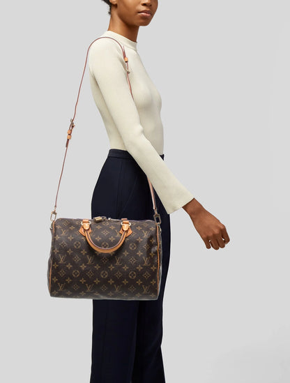 LV Monogram Speedy Bandouliere 30