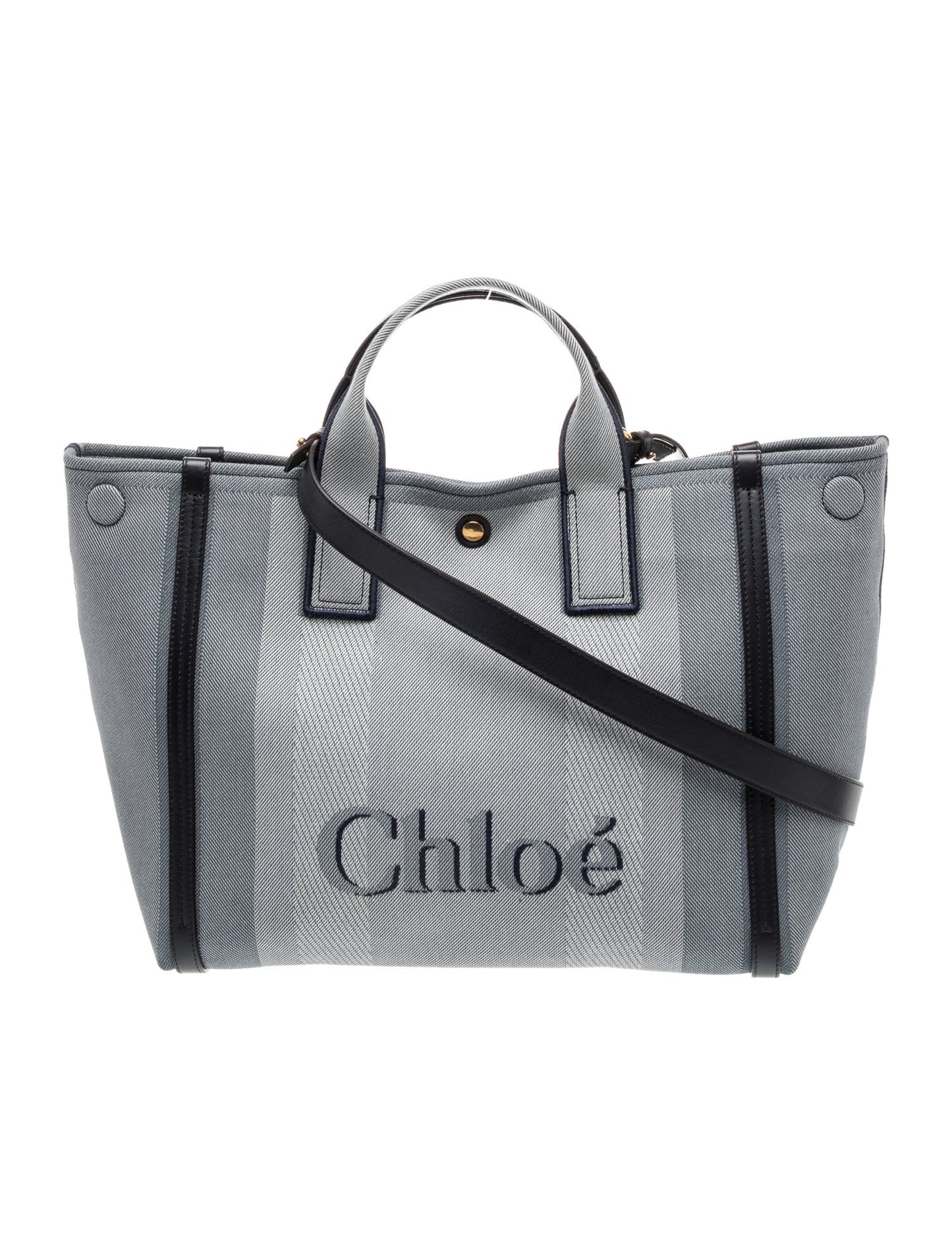 Chloé Canvas Carry Tote Bag Small