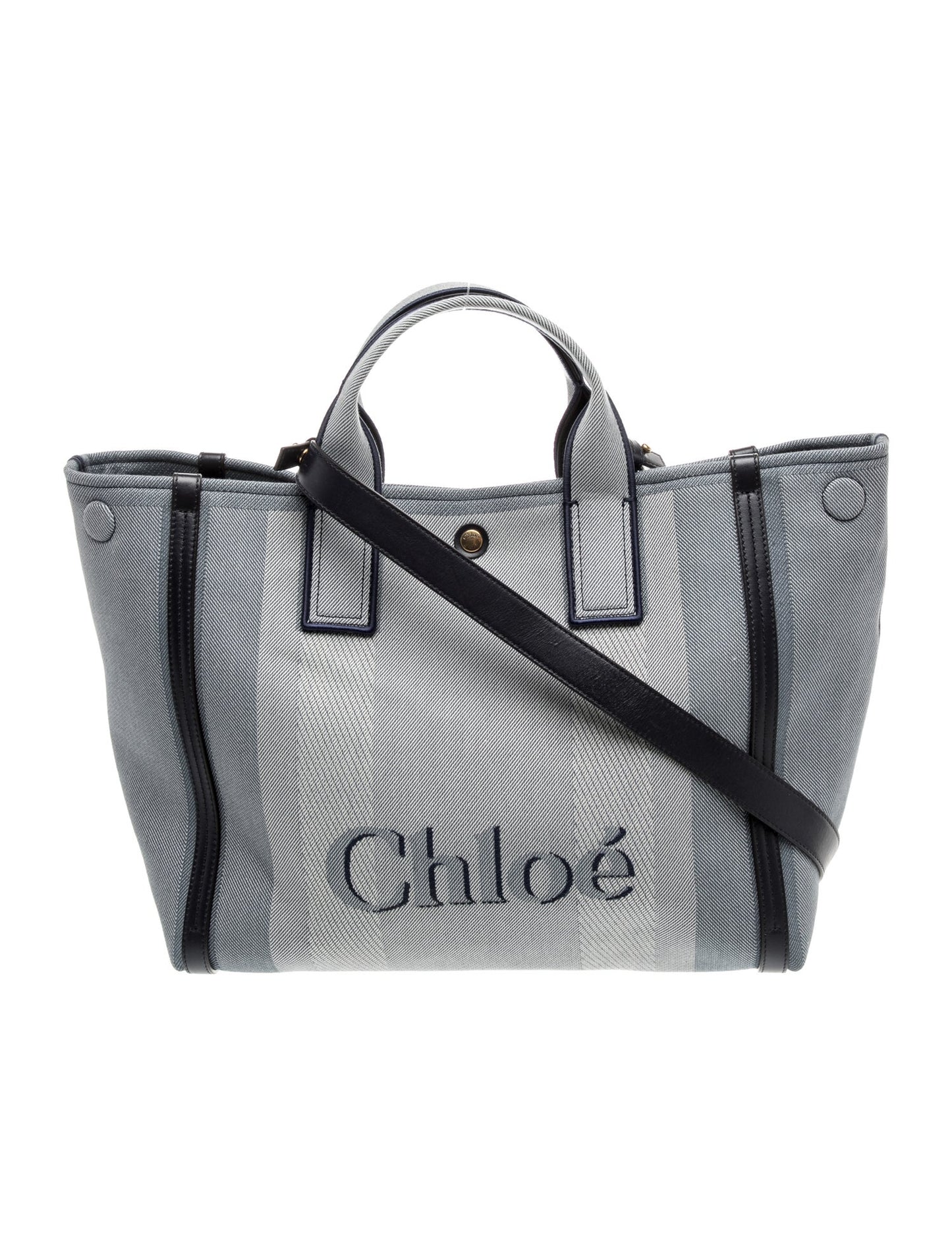Chloé Canvas Carry Tote Bag Small