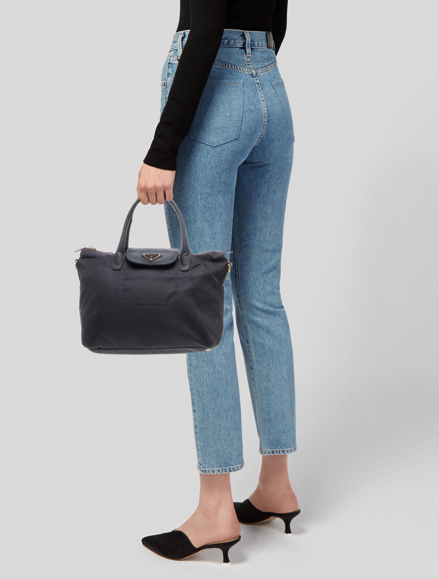 Prada Saffiano Leather Top Handle Bag