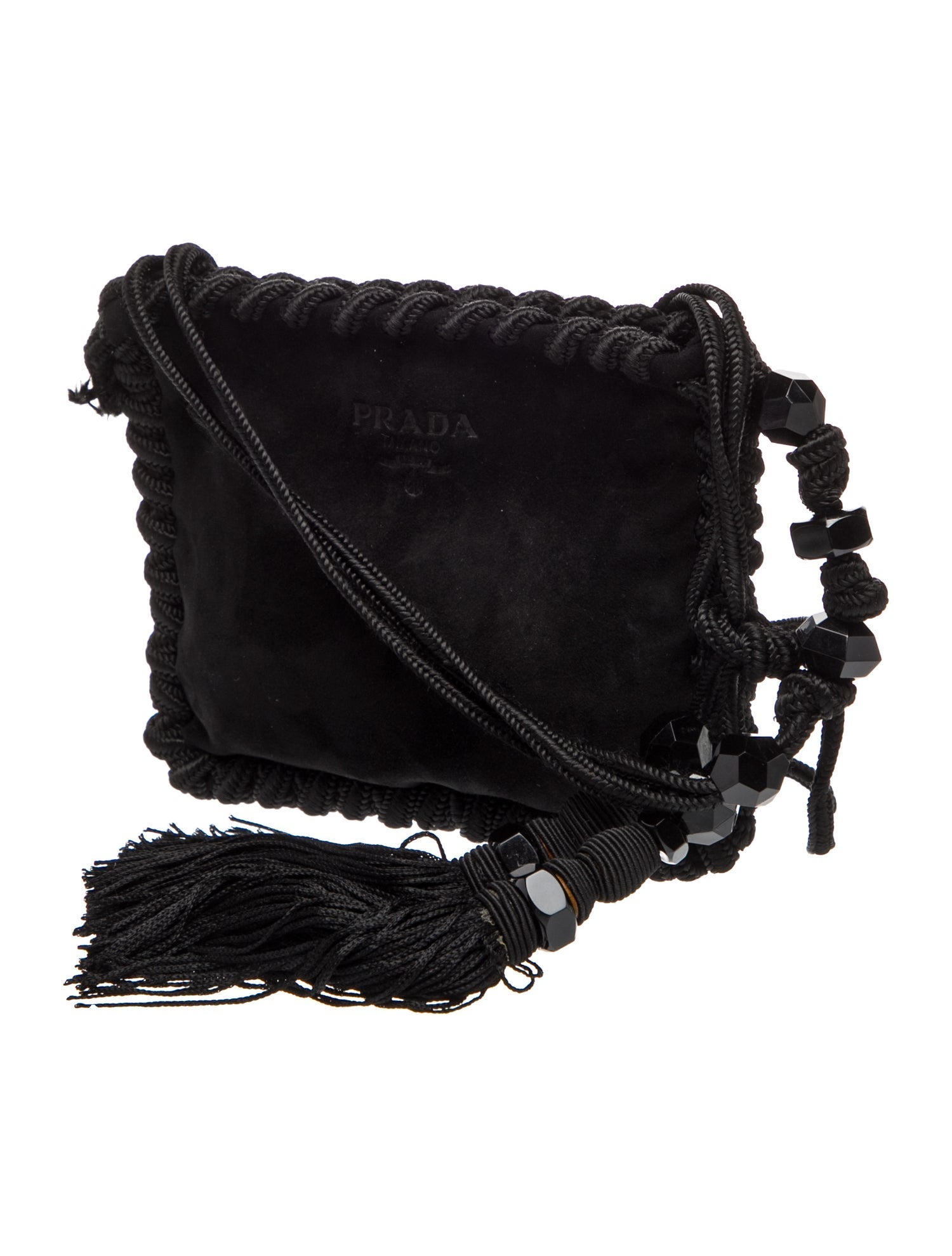 Prada Scamosciato Suede Shoulder Bag Vintage