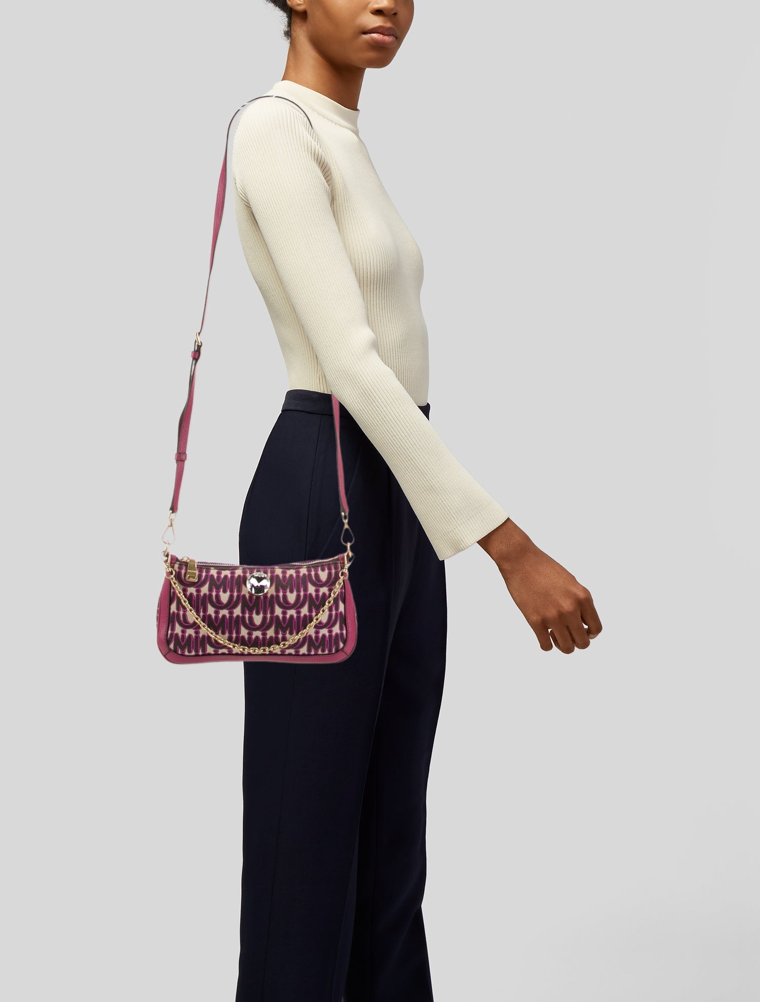 Miu Miu Canvas Crossbody Bag