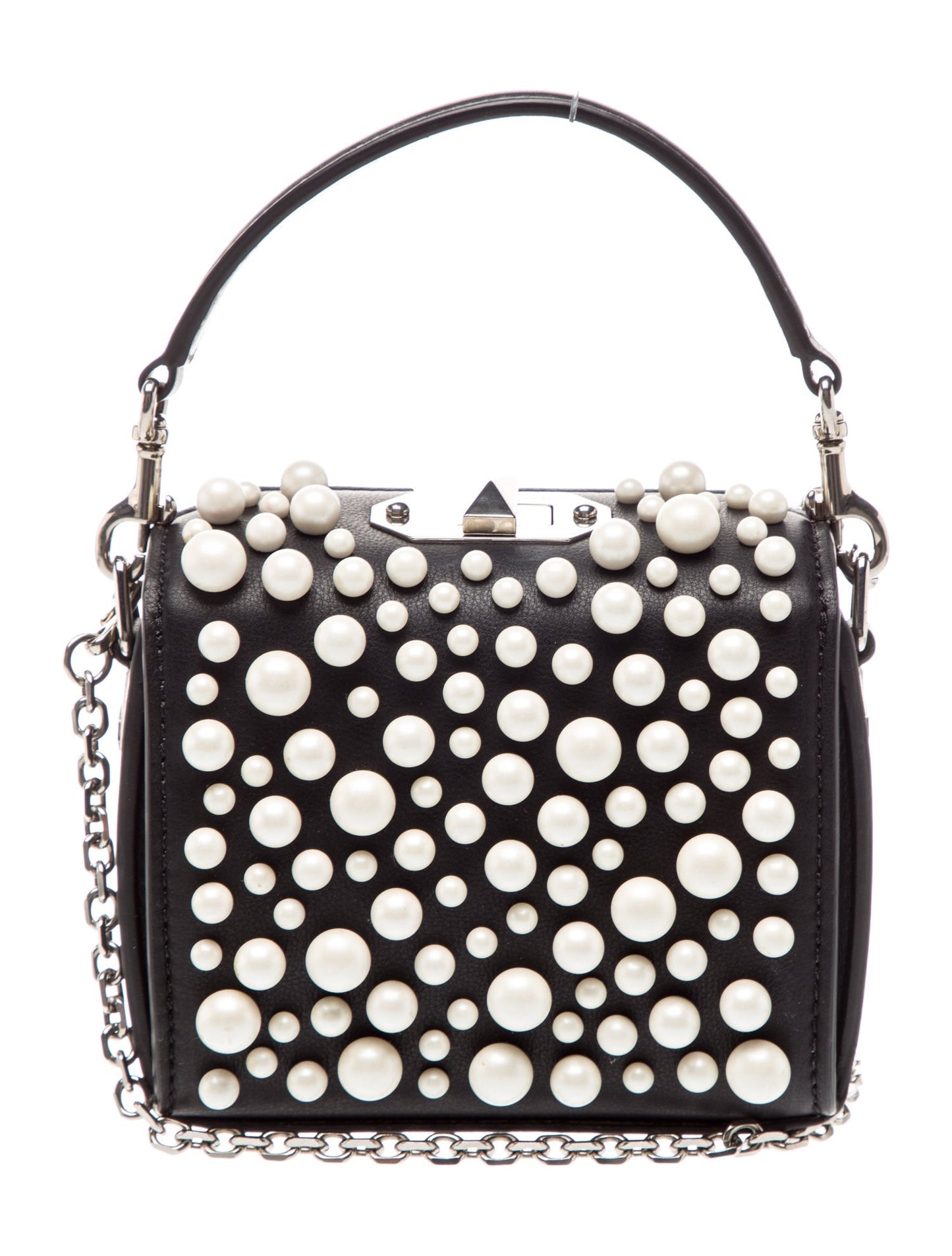 Alexander McQueen Leather Top Handle Bag