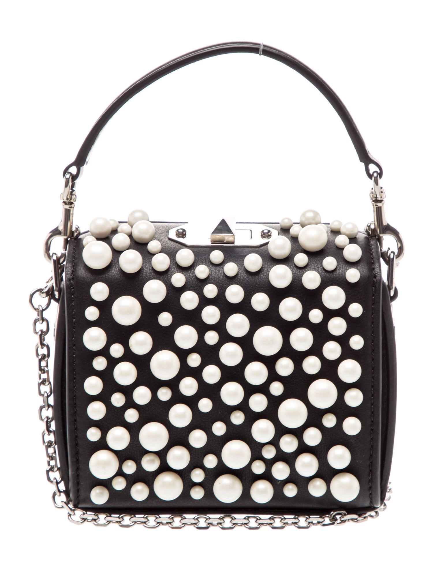 Alexander McQueen Leather Top Handle Bag