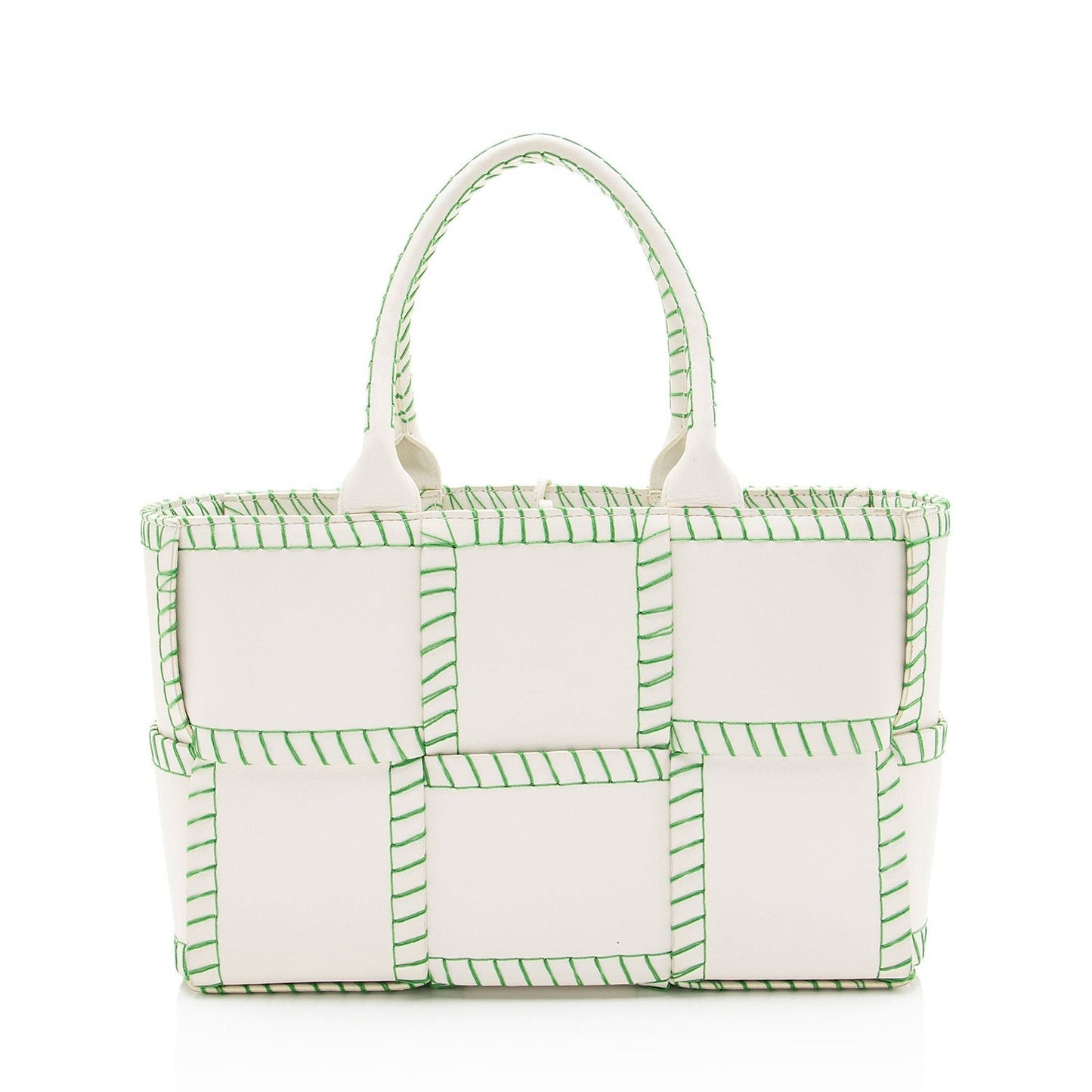 Bottega Veneta Calfskin Stitched Arco Tote Small
