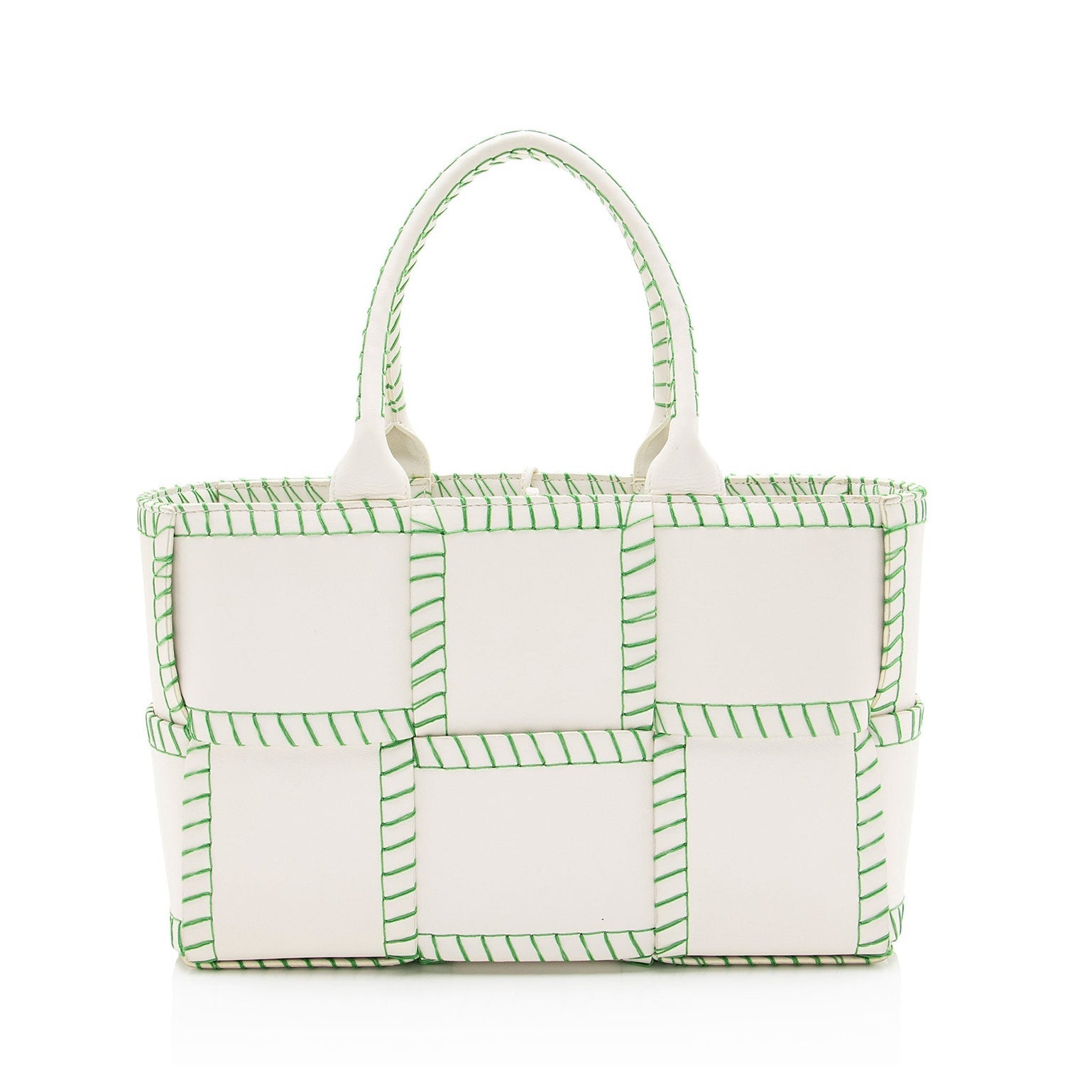 Bottega Veneta Calfskin Stitched Arco Tote Small