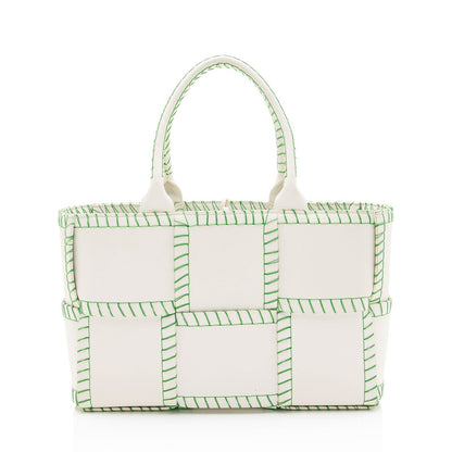 Bottega Veneta Calfskin Stitched Arco Tote Small