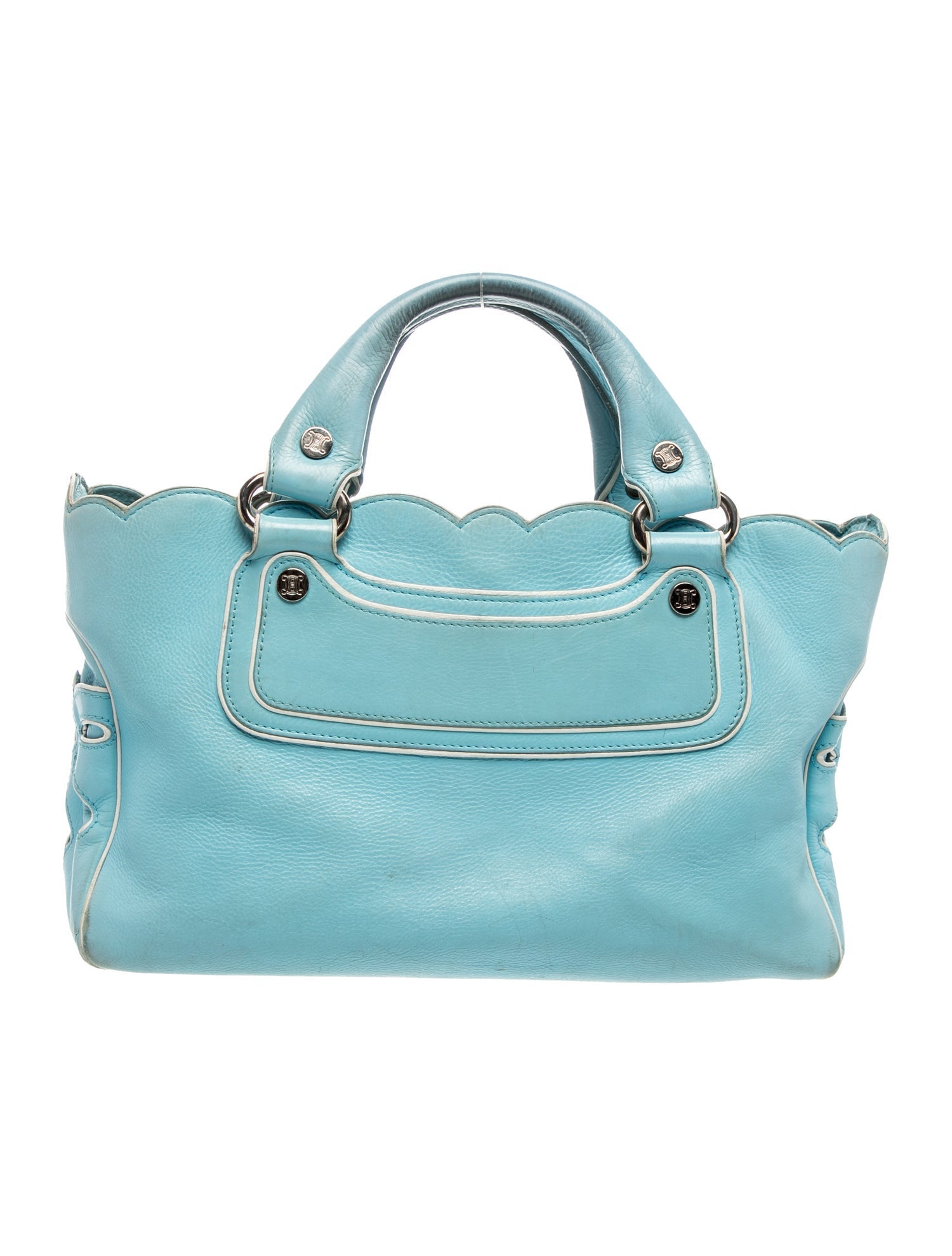 Celine Leather Top Handle Bag Vintage