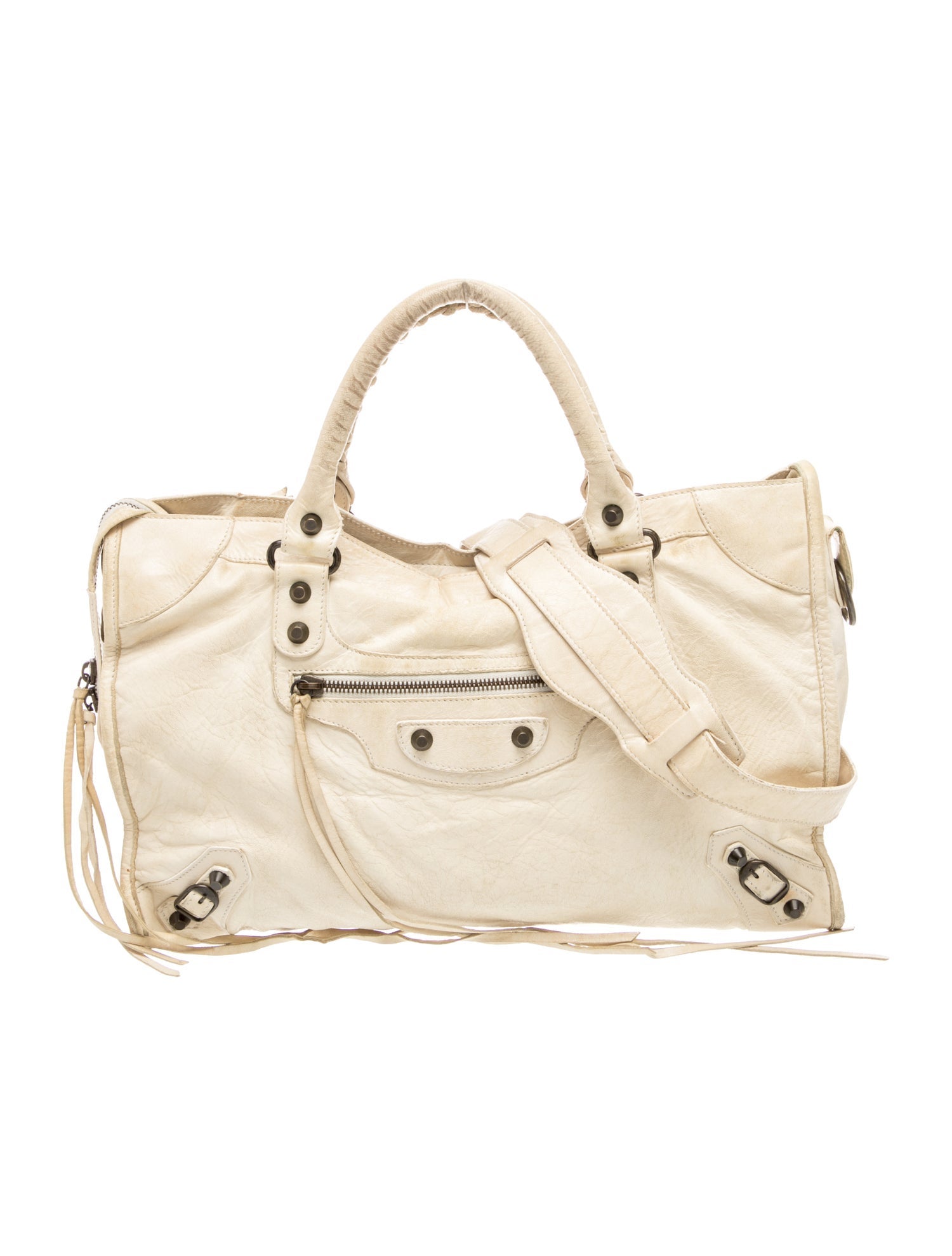 Balenciaga Leather Motocross Classic City
