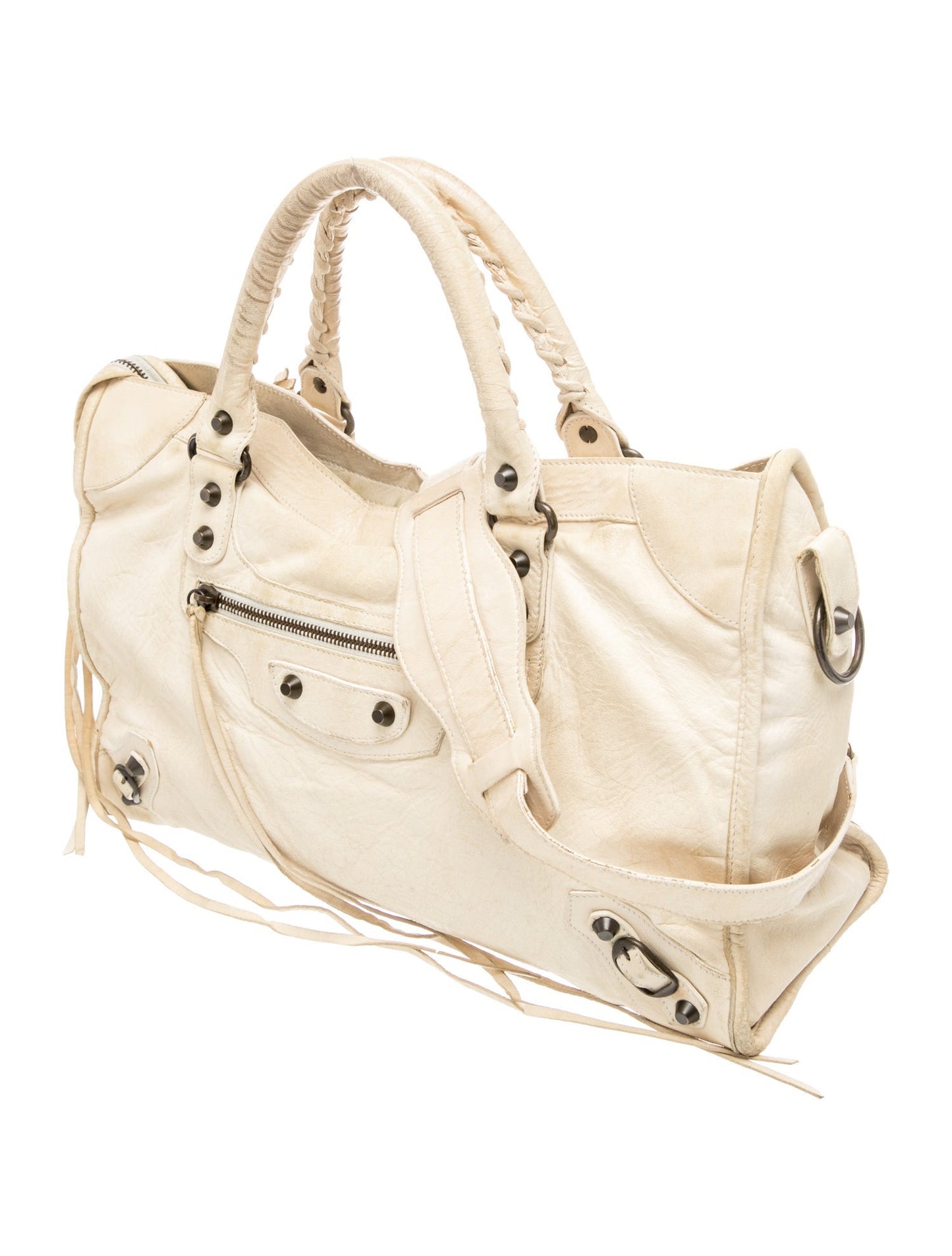 Balenciaga Leather Motocross Classic City