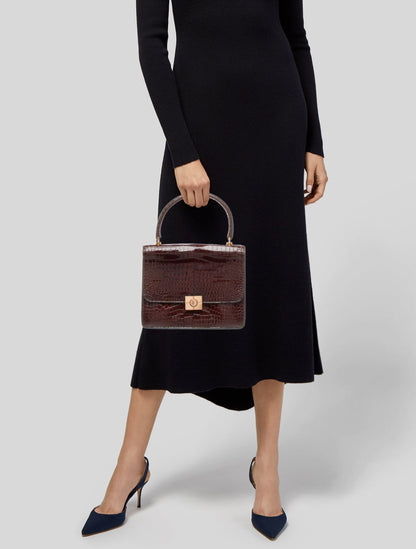 Hermès Crocodile Sac Croisade