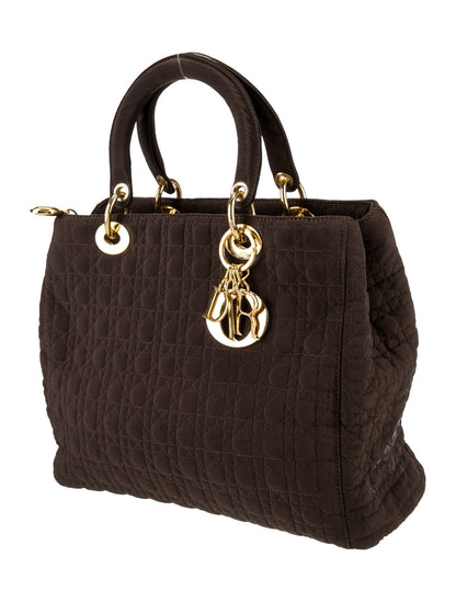 Christian Dior Cannage Top Handle Bag Medium
