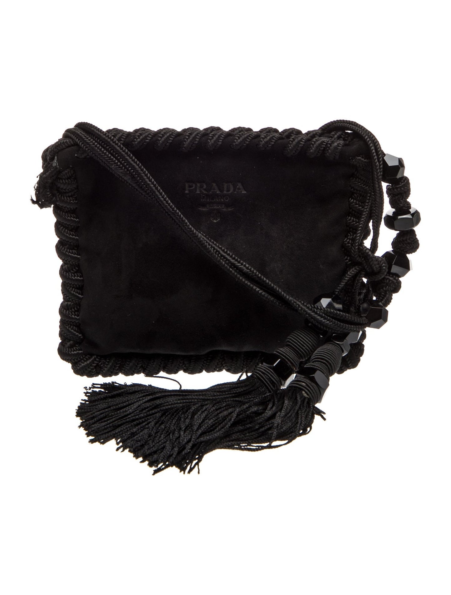 Prada Scamosciato Suede Shoulder Bag Vintage