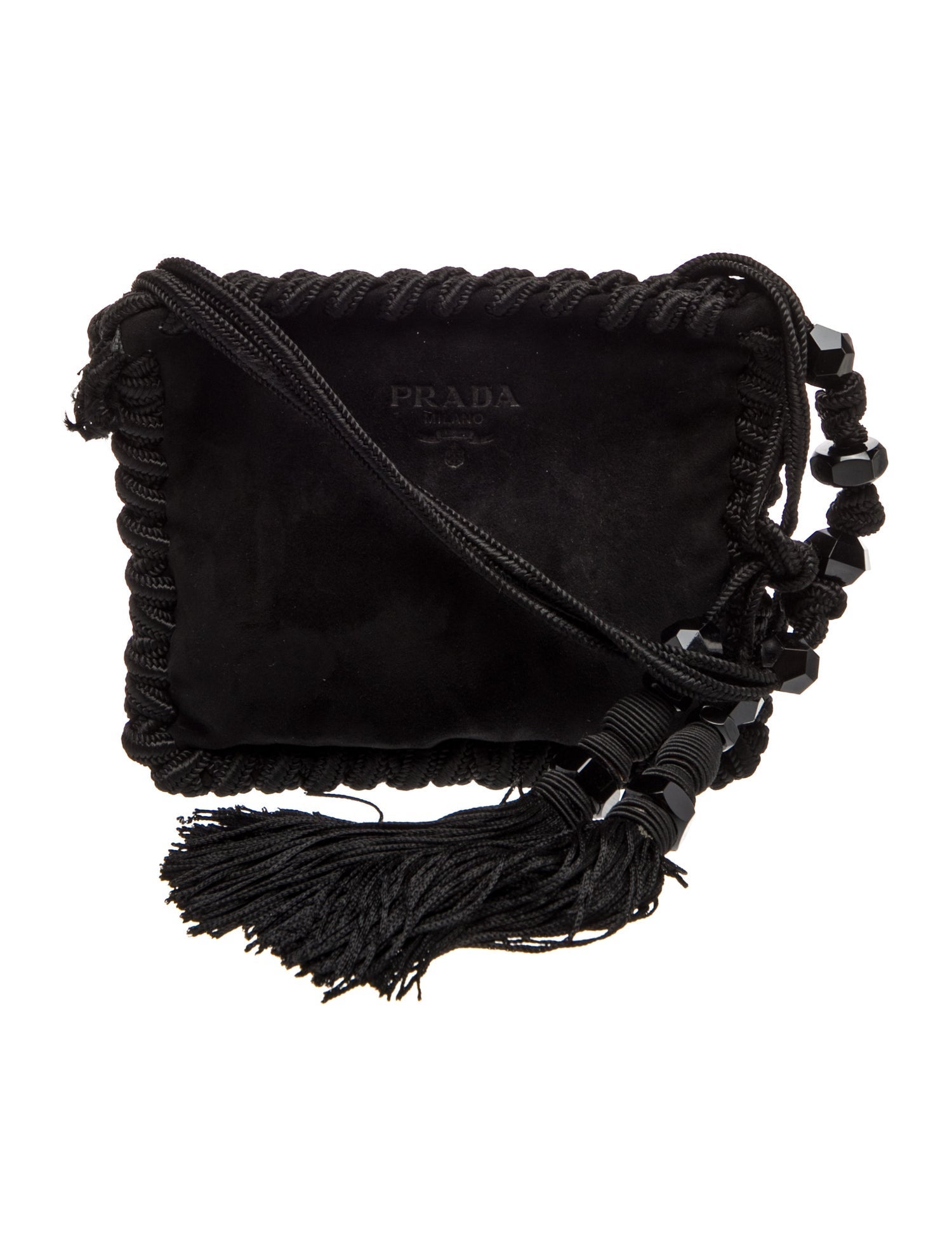Prada Scamosciato Suede Shoulder Bag Vintage