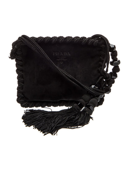 Prada Scamosciato Suede Shoulder Bag Vintage