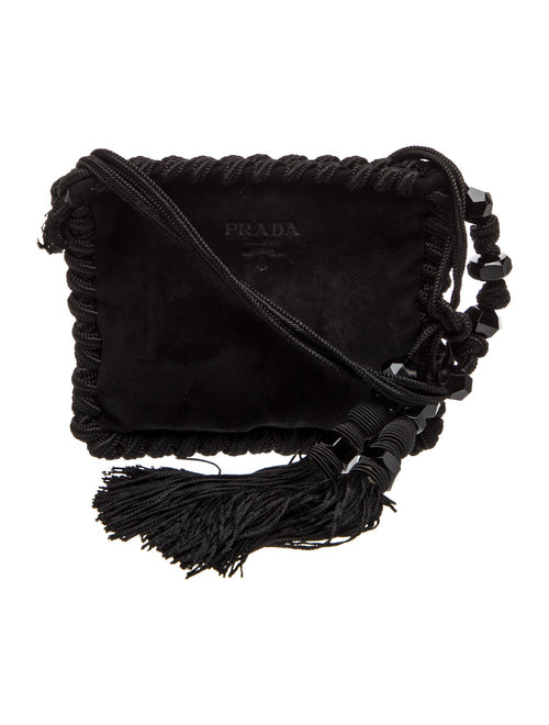 Prada Scamosciato Suede Shoulder Bag Vintage