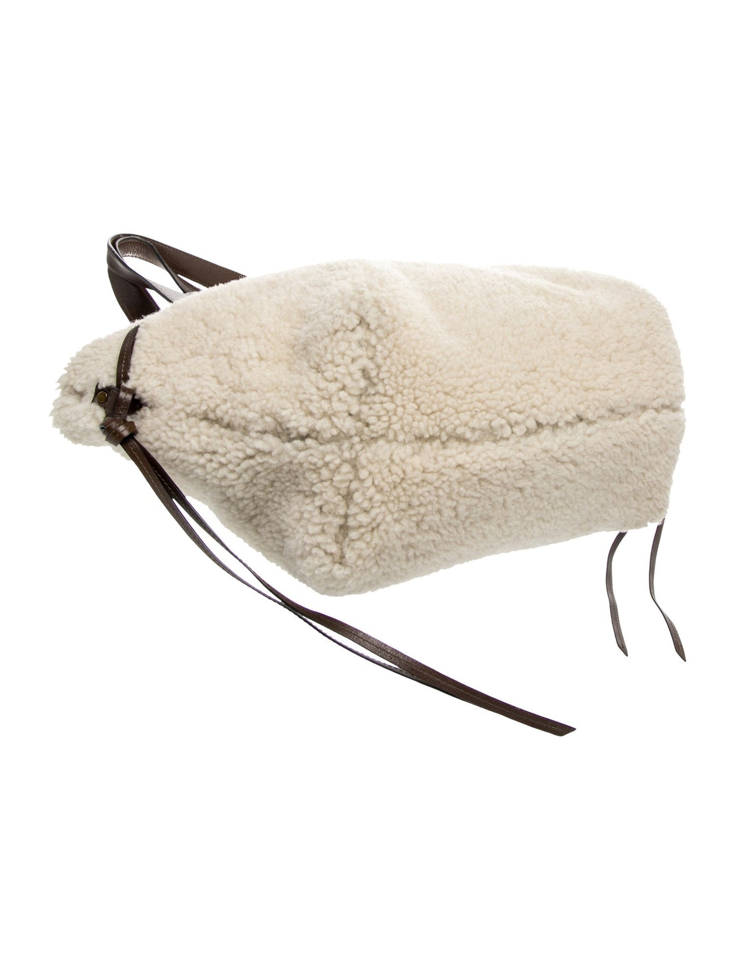 Isabel Marant Shearling Top Handle Bag