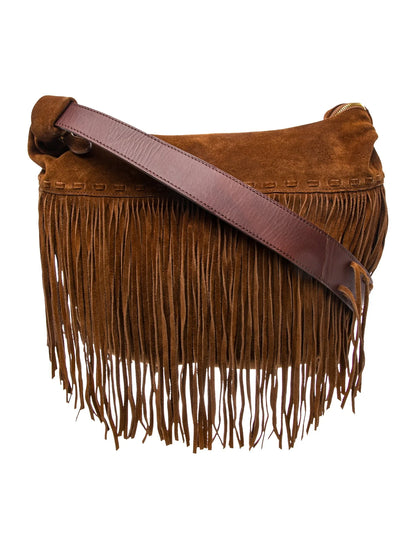 Suede Crossbody Bag