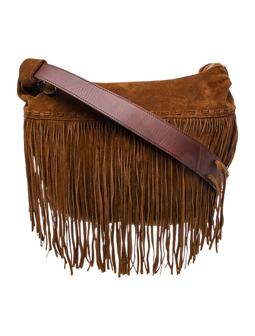 Suede Crossbody Bag