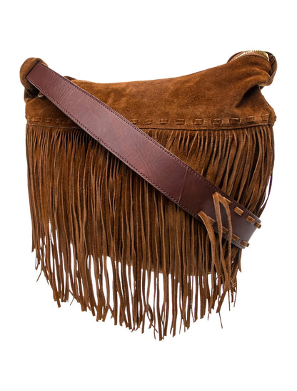 Suede Crossbody Bag