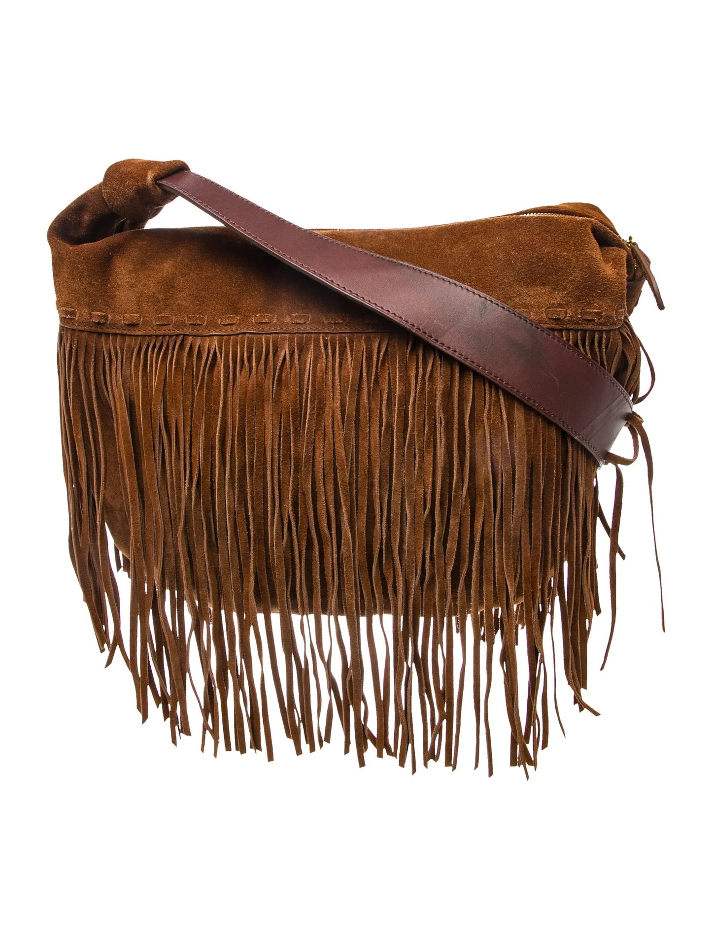 Suede Crossbody Bag