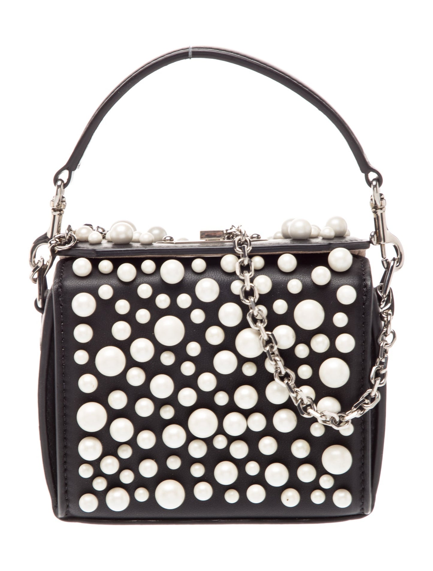 Alexander McQueen Leather Top Handle Bag