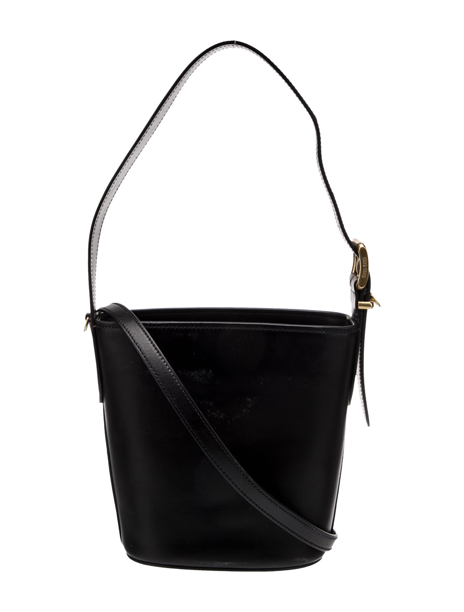 Miu Miu Leather Bucket Bag