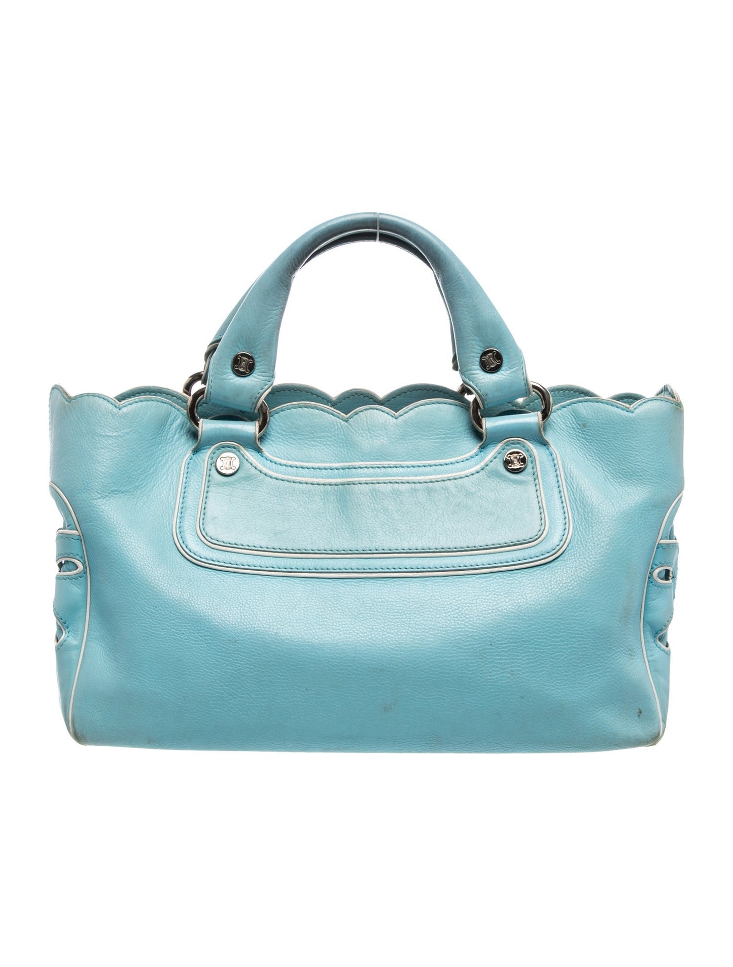 Celine Leather Top Handle Bag Vintage