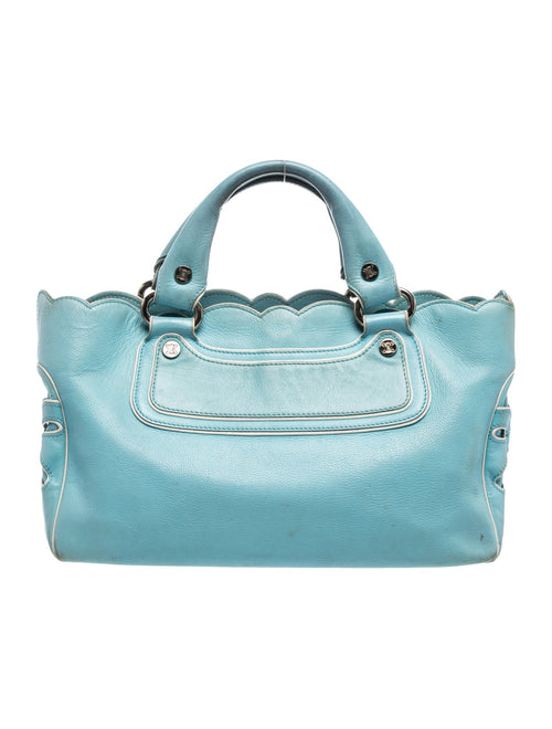 Celine Leather Top Handle Bag Vintage