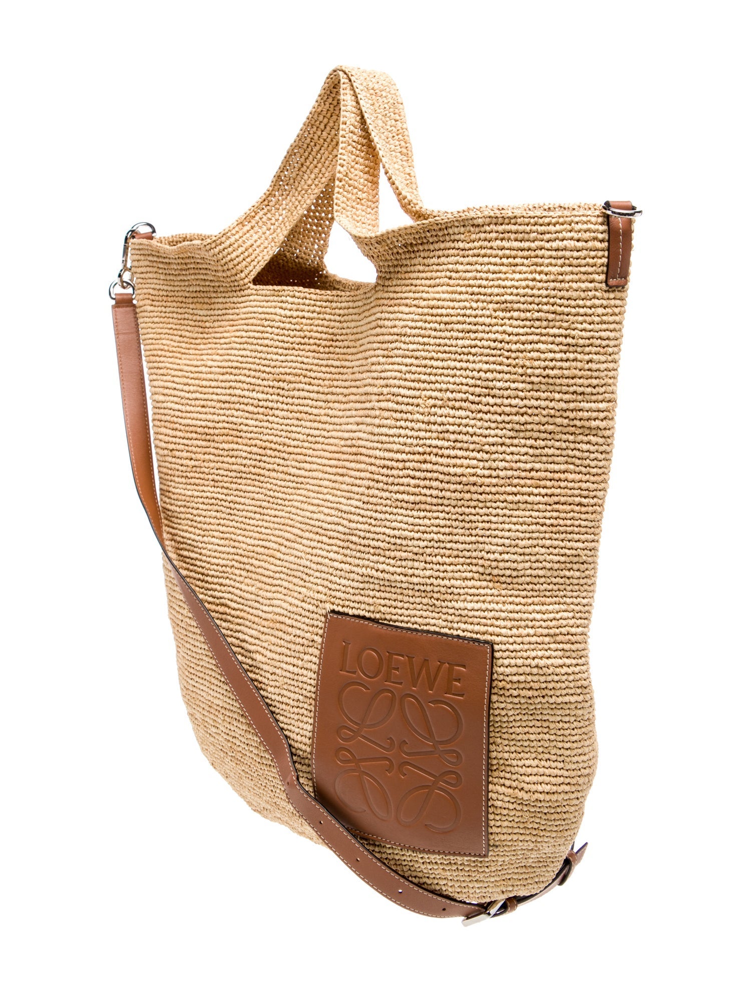 Loewe Raffia Messenger Bag