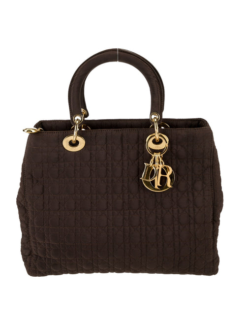 Christian Dior Cannage Top Handle Bag Medium