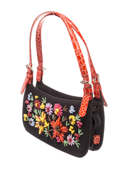 Moschino Canvas Shoulder Bag