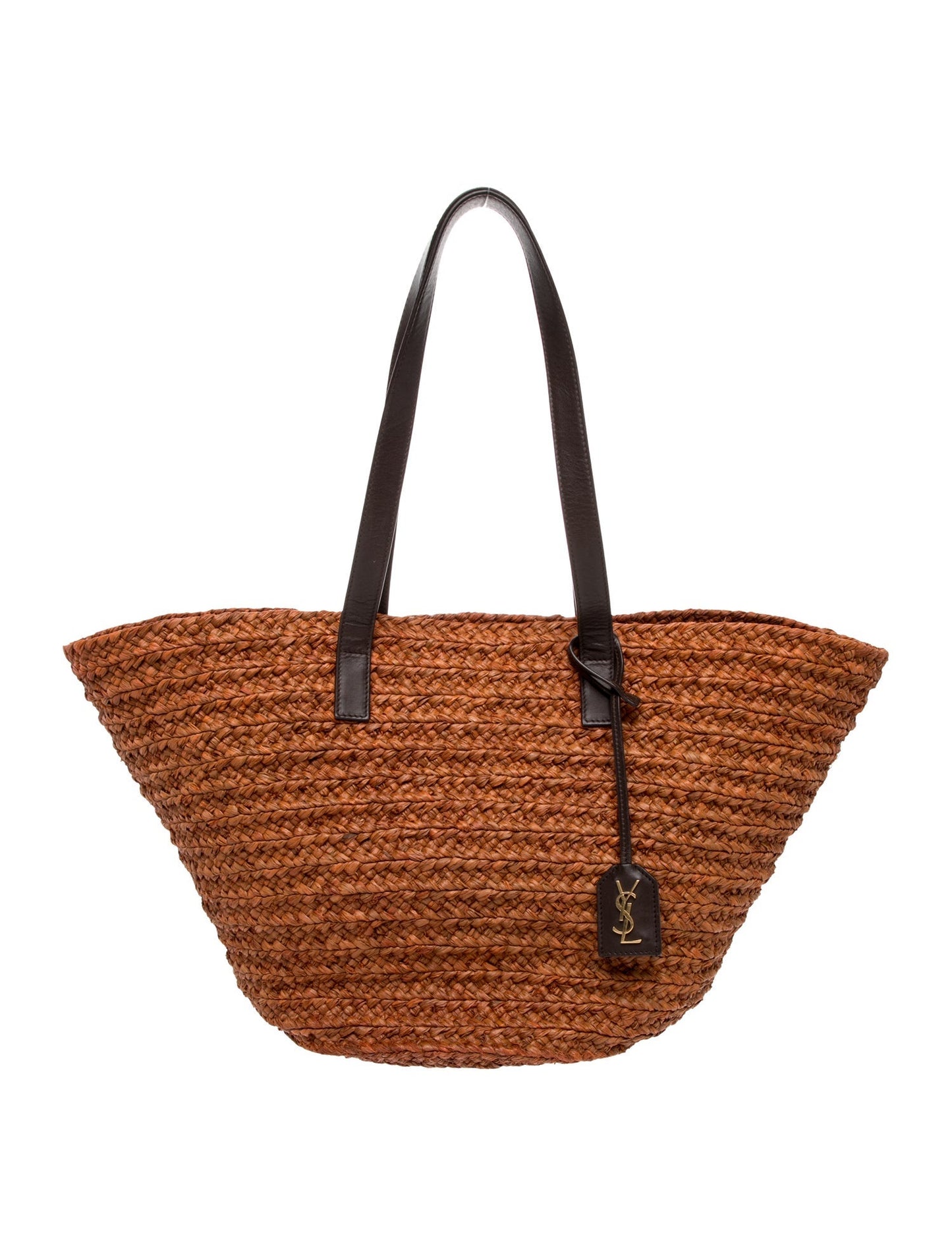 Saint Laurent Raffia Panier