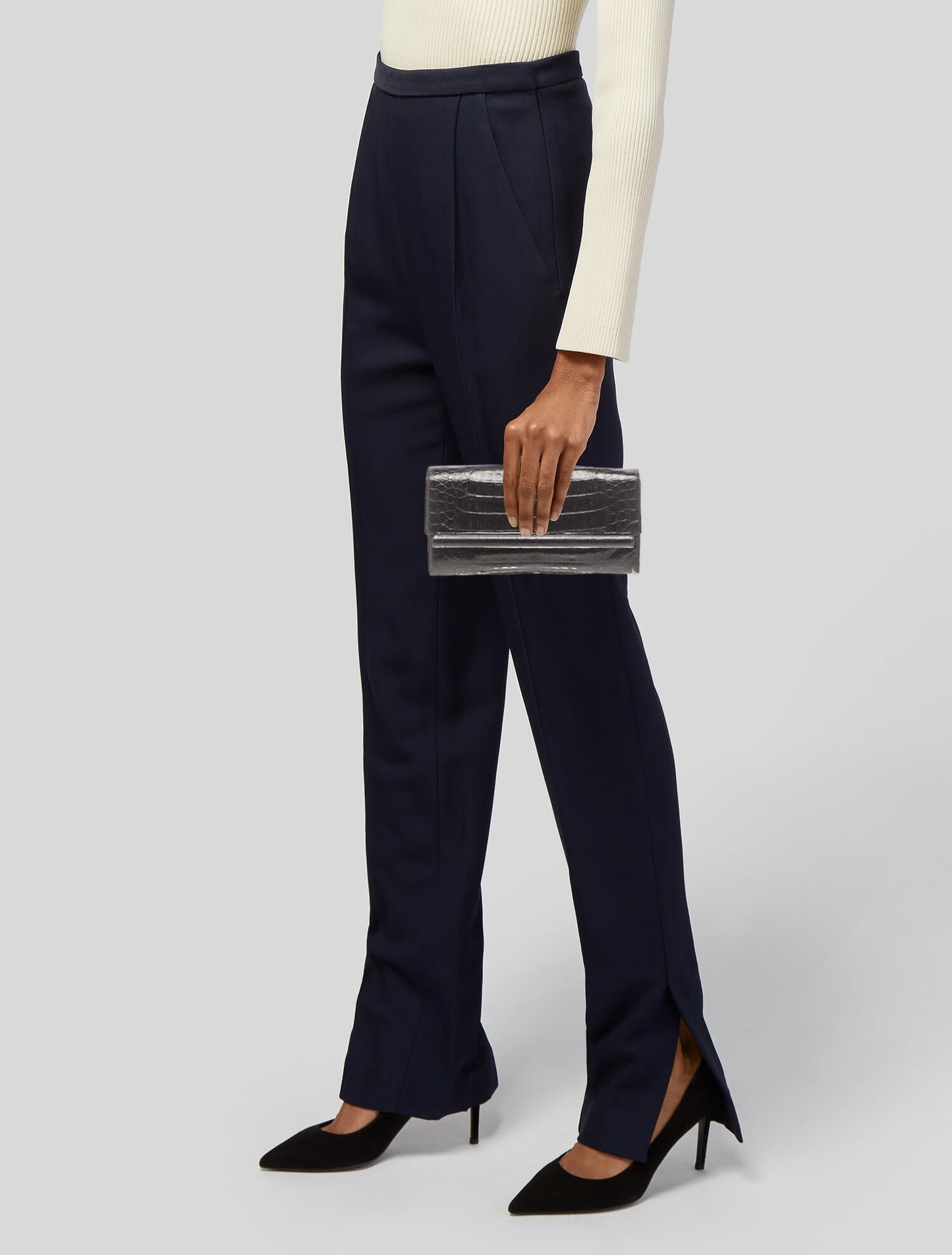 Nancy Gonzalez Crocodile Clutch
