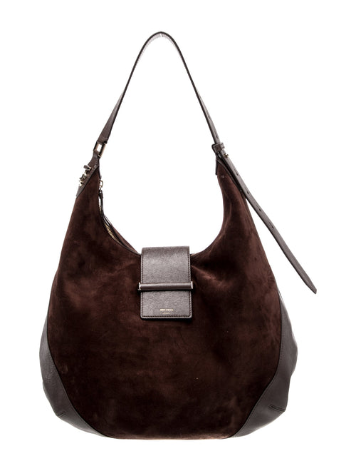 Jimmy Choo Suede Bar Bag Medium