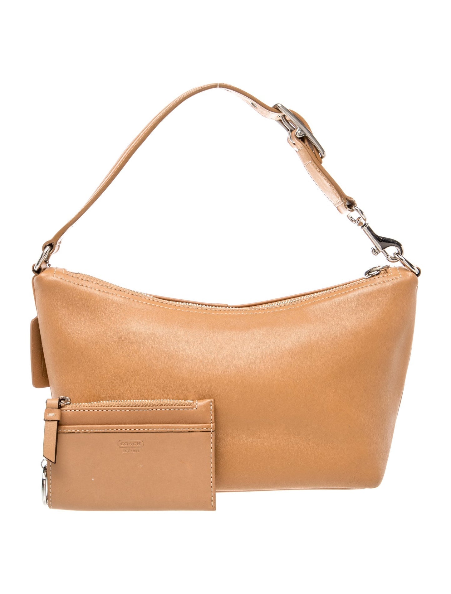 Coach Leather Top Handle Bag