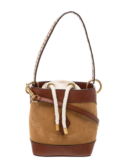 Sandro Suede Top Handle Bag