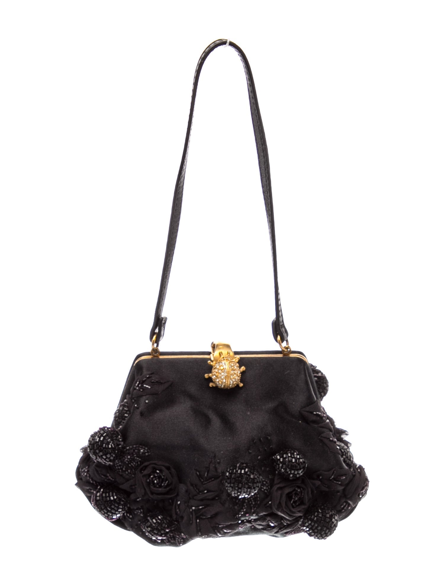 Valentino Satin Shoulder Bag