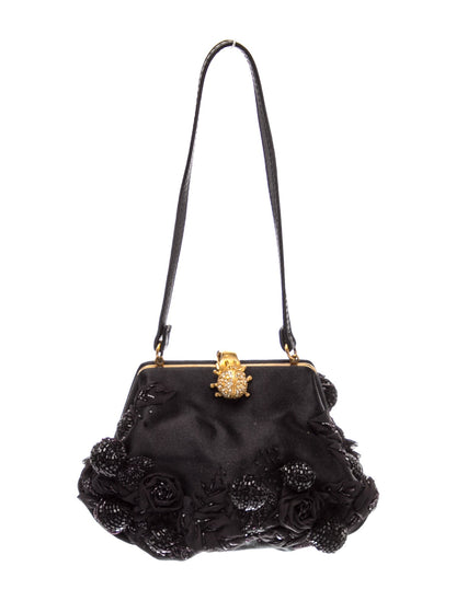 Valentino Satin Shoulder Bag