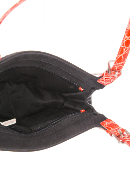 Moschino Canvas Shoulder Bag