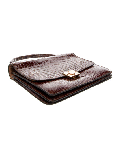 Hermès Crocodile Sac Croisade
