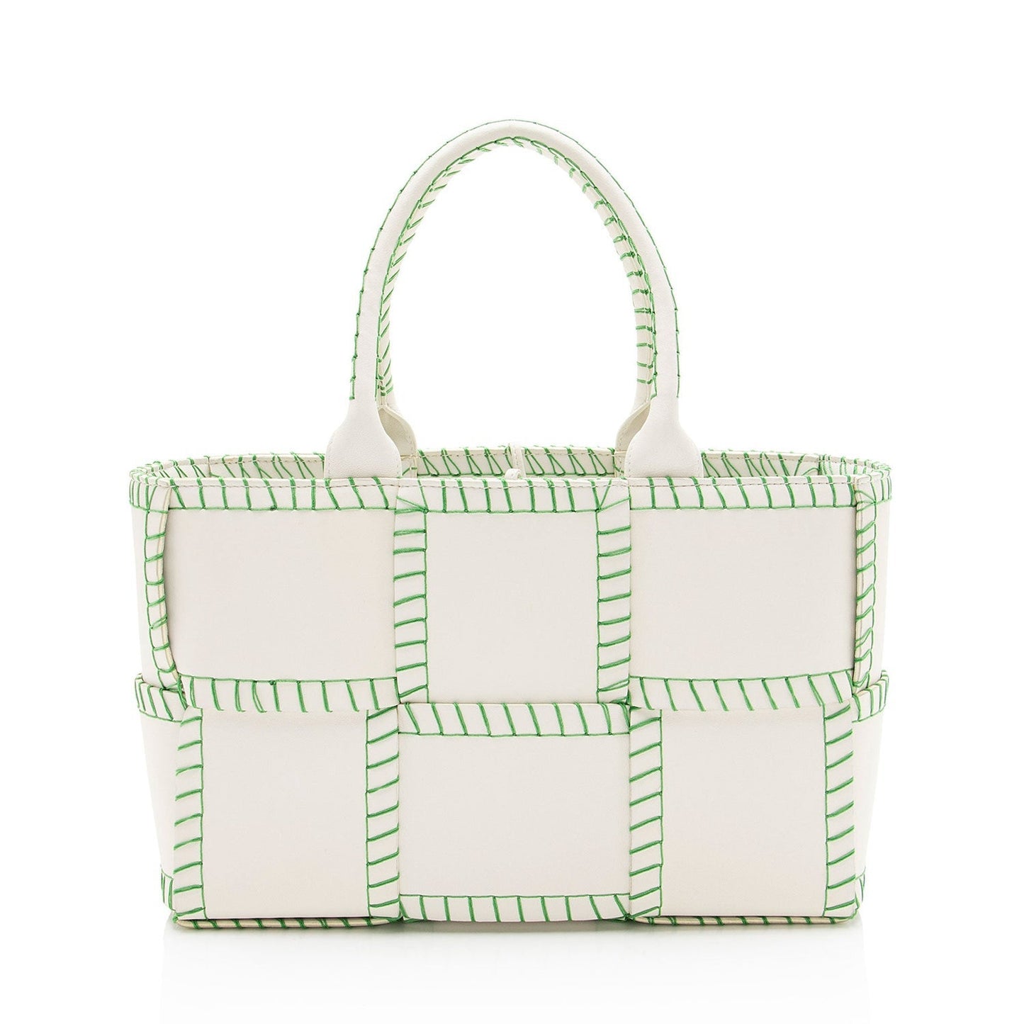 Bottega Veneta Calfskin Stitched Arco Tote Small