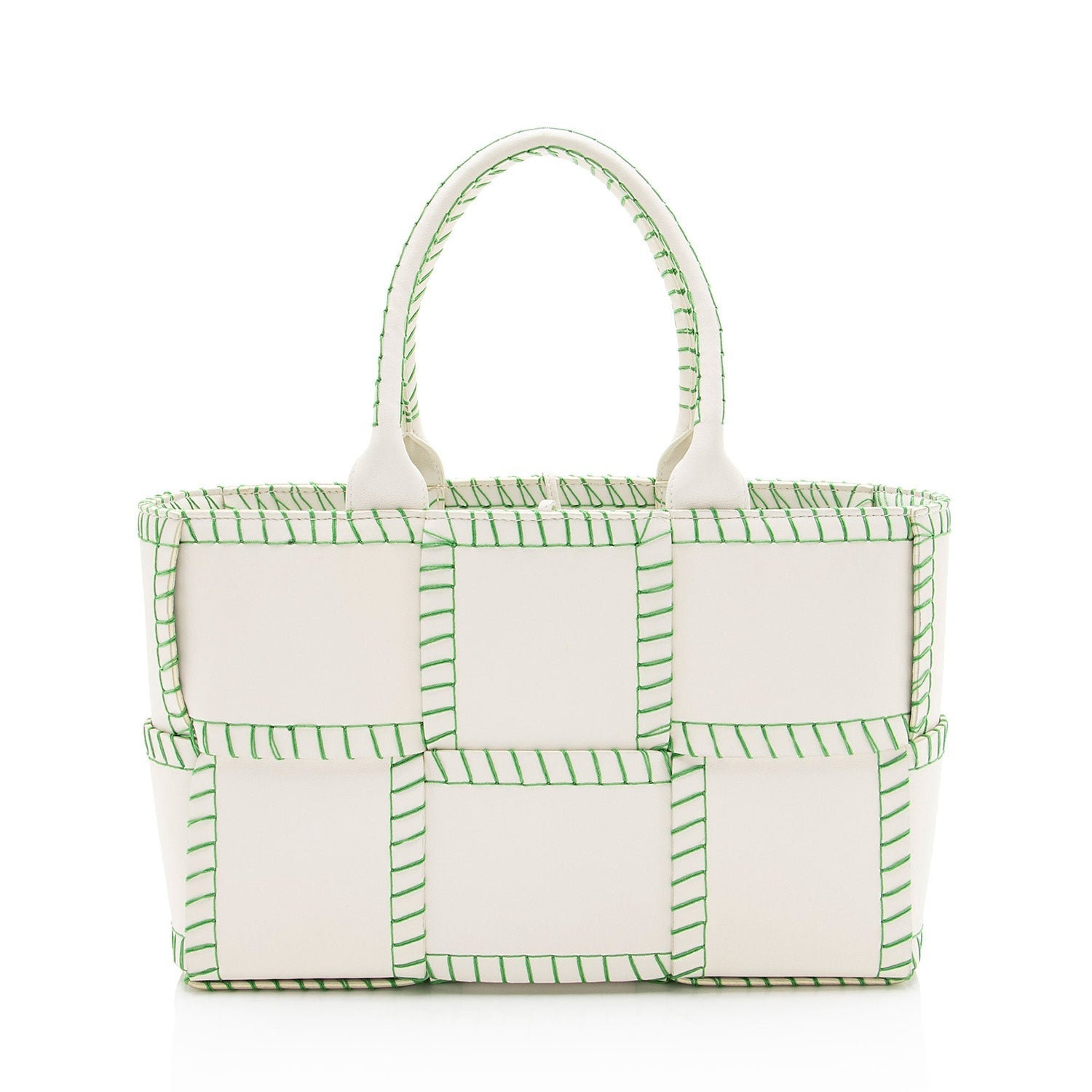 Bottega Veneta Calfskin Stitched Arco Tote Small