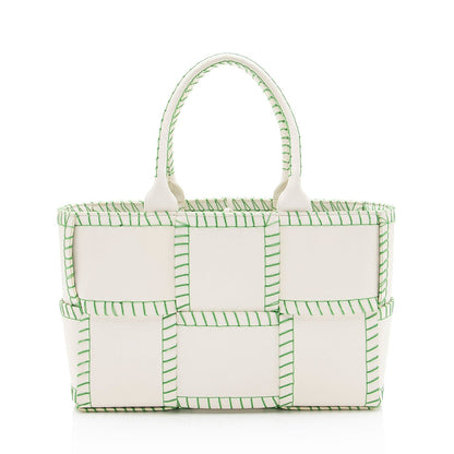 Bottega Veneta Calfskin Stitched Arco Tote Small