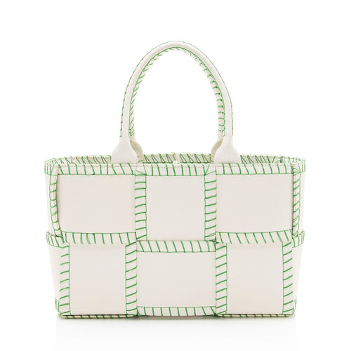 Bottega Veneta Calfskin Stitched Arco Tote Small