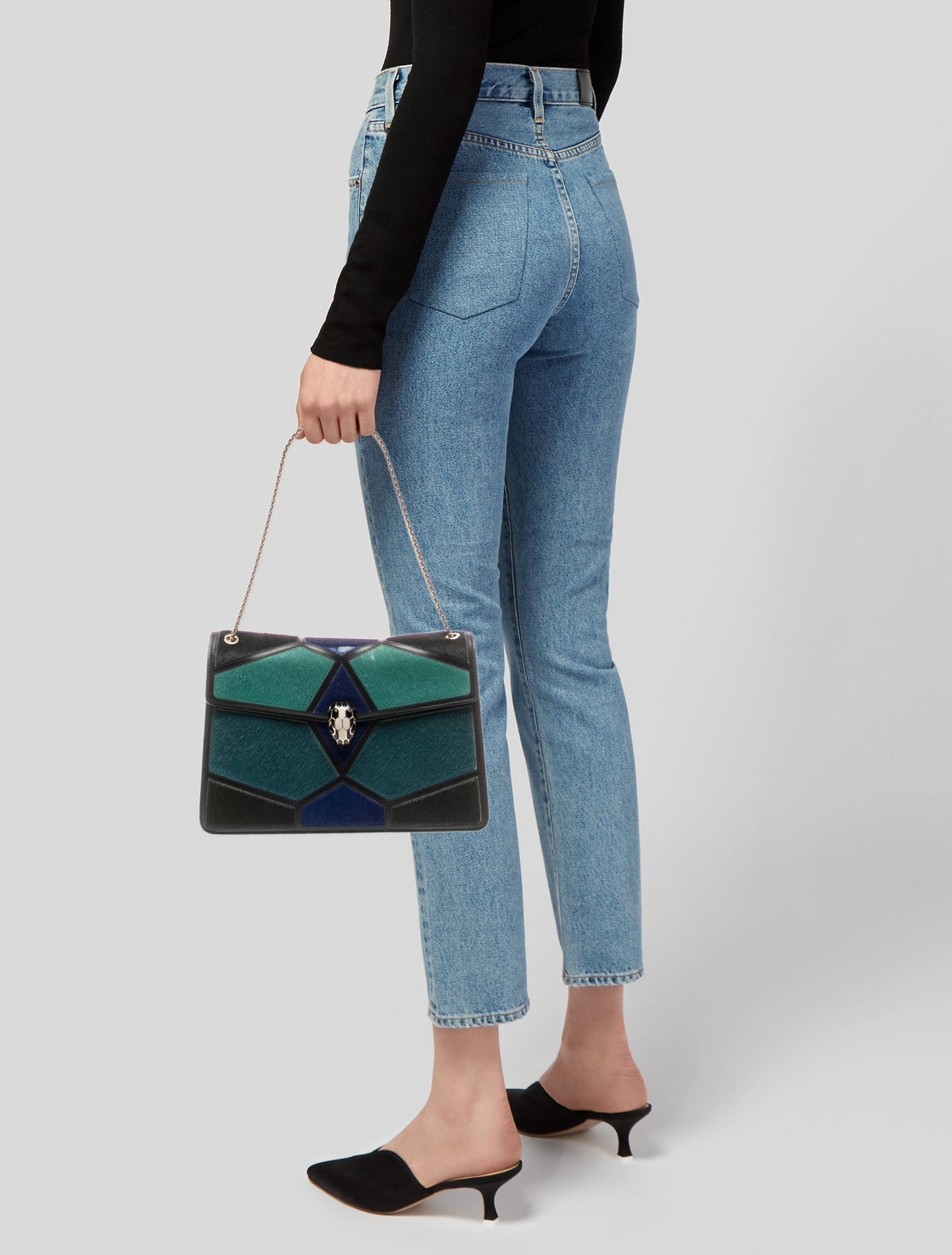 Bvlgari Ponyhair Shoulder Bag