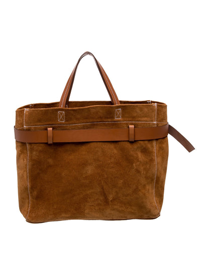 Parker Thatch Suede Top Handle Bag