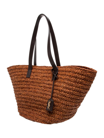 Saint Laurent Raffia Panier