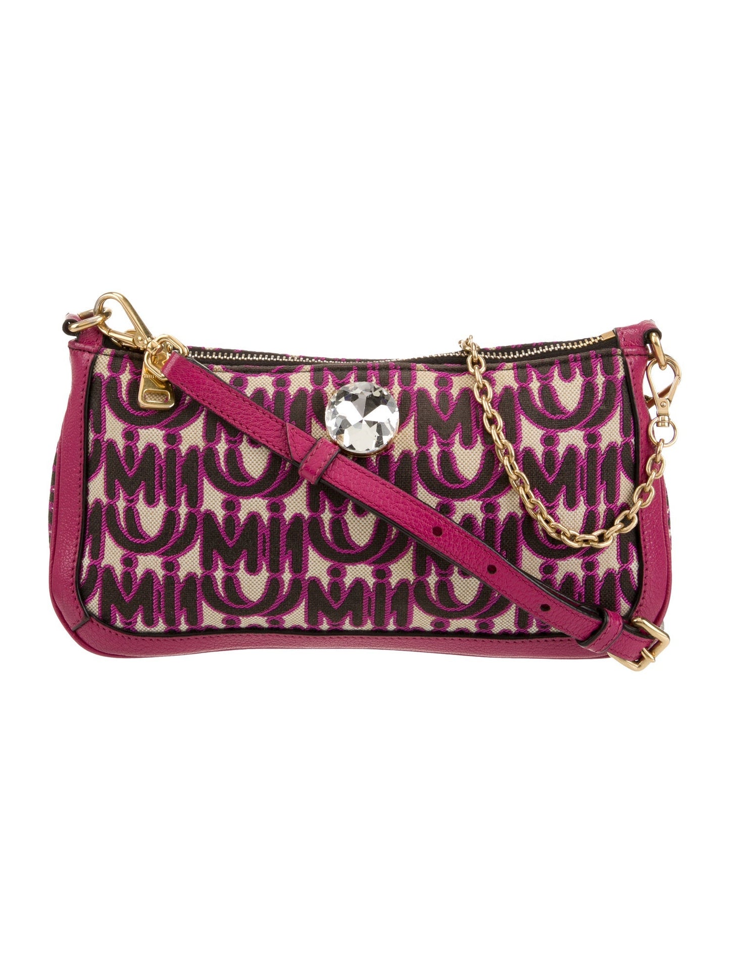 Miu Miu Canvas Crossbody Bag